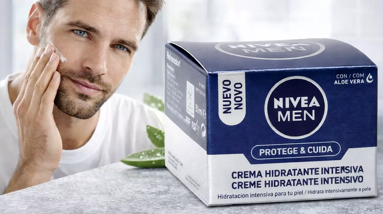 2 Crema hidratante Nivea Men Protege & Cuida de 50 ml