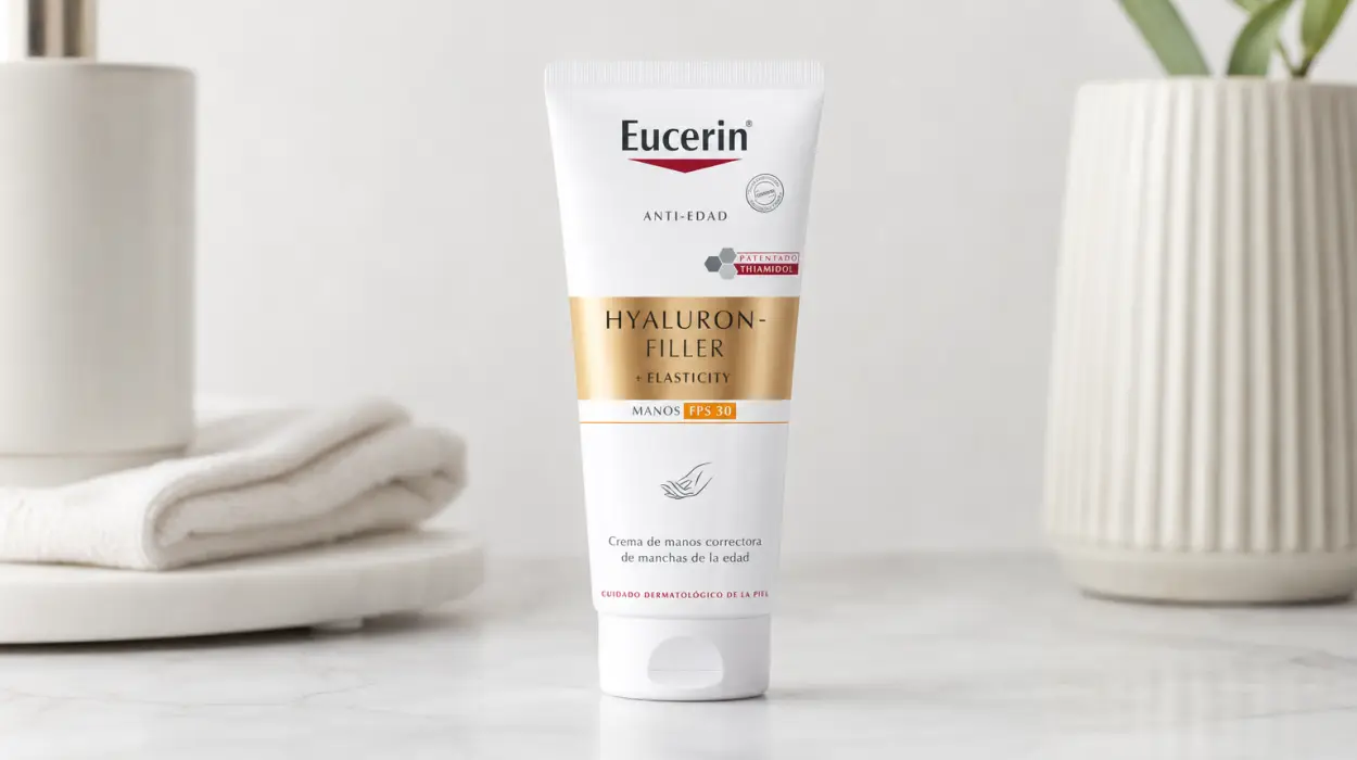 Crema de manos Eucerin Hyaluron-Filler + Elasticity FPS 30 de 75 ml
