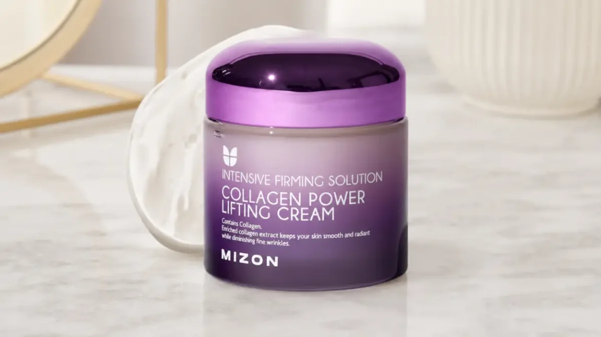 Crema Mizon Power Lifting con 75% de extracto de colágeno marino