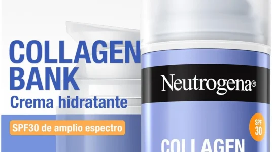 Neutrogena Collagen Bank Crema facial SPF30 para preservar el colágeno y mantener la piel tersa