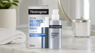 Crema facial Neutrogena Retinol Boost antiedad sin perfume de 50 ml