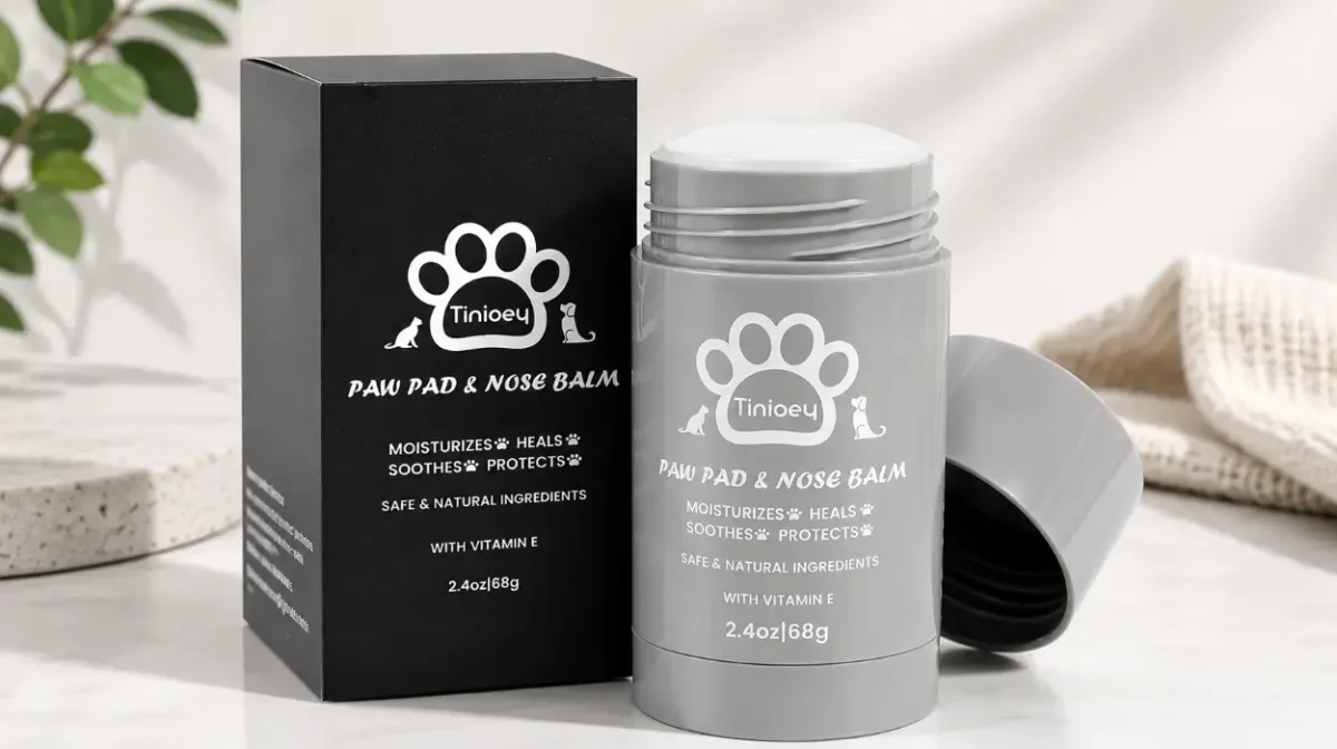Crema Tinioey para almohadillas de perros, nariz y codos: 68 g de protección natural y segura