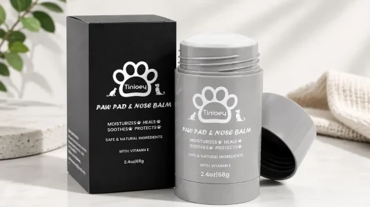 Crema Tinioey para almohadillas de perros, nariz y codos: 68 g de protección natural y segura