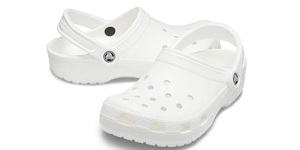 Crocs blancas oferta