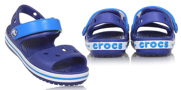 Crocs Crocband Sandal Kids azules baratas