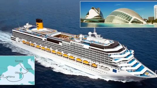 Crucero desde Valencia por el Mediterráneo: 6 días a bordo del Costa Pacifica