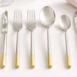 Cubertería Villeroy & Boch Ella Dorada y Platino