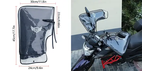 Cubierta de manos para moto