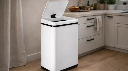 Cubo de basura inteligente Wellhome con apertura automática