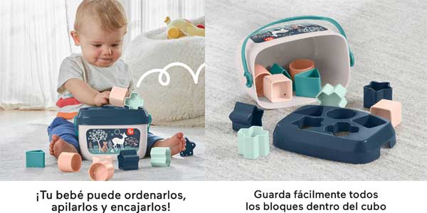 Cubos primeros bloques Fisher Price oferta