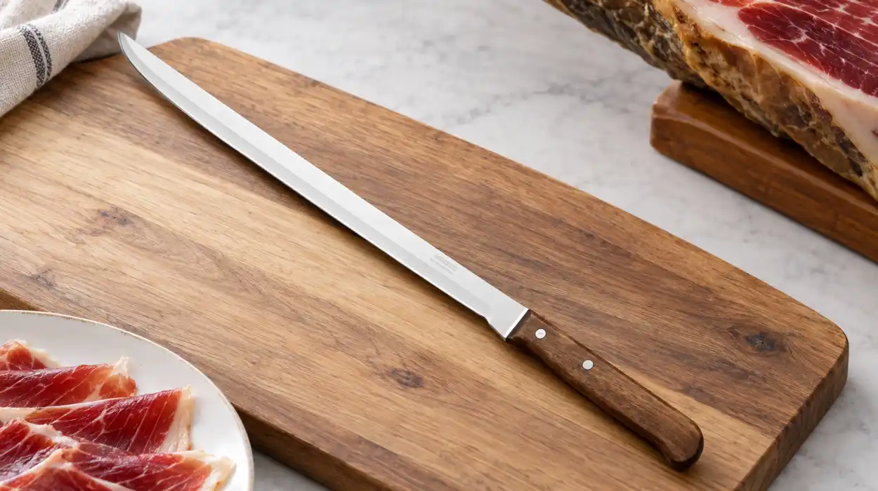 Cuchillo jamonero Arcos Serie Latina de 250 mm en acero inoxidable
