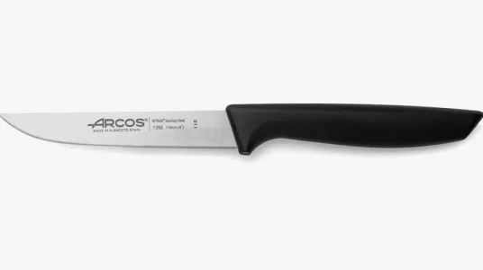 Cuchillo Arcos para verduras de acero inoxidable, hoja de 110 mm, mango ergonómico Serie Niza