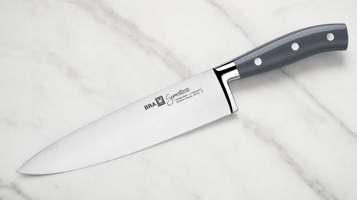 Cuchillo Chef BRA Signature con hoja de 200 mm en acero inoxidable