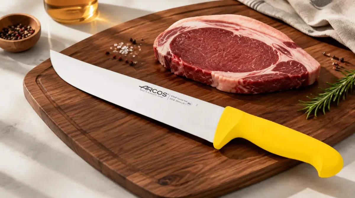 Cuchillo de carnicero Arcos Serie 2900 con hoja de acero inoxidable de 250 mm