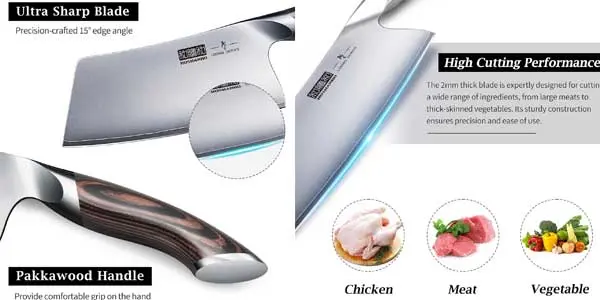 Cuchillo cocina chino Hoshanho oferta