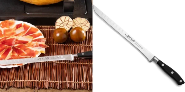 Cuchillo jamonero Arcos de 250 mm con alveolos