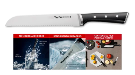 cuchillo para pan Tefal Ice Force