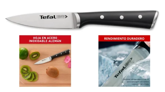 cuchillo pelador Tefal Ice Force de 9 cm