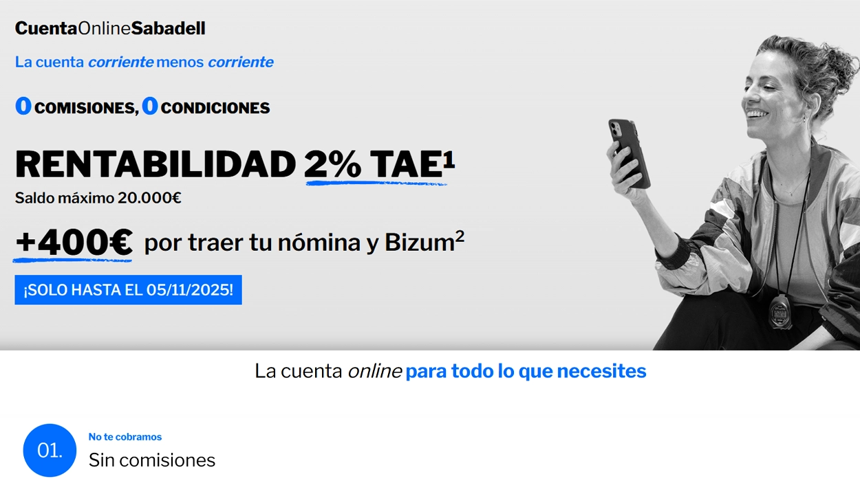 cuenta online sabadell