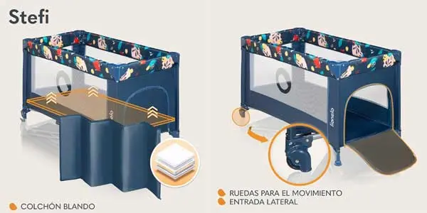 Cuna de viaje Lionelo Stefi oferta