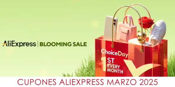 Cupones descuento AliExpress marzo 2025