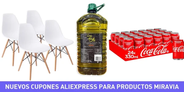 Cupones AliExpress productos Miravia
