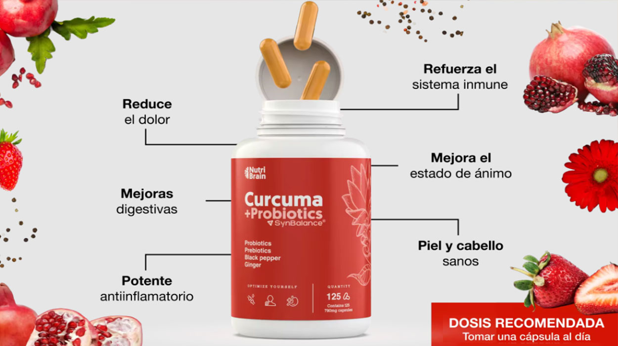 Cúrcuma Nutribrain +Probióticos en oferta