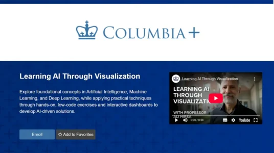 curso Aprendiendo IA a través de la visualización gratis