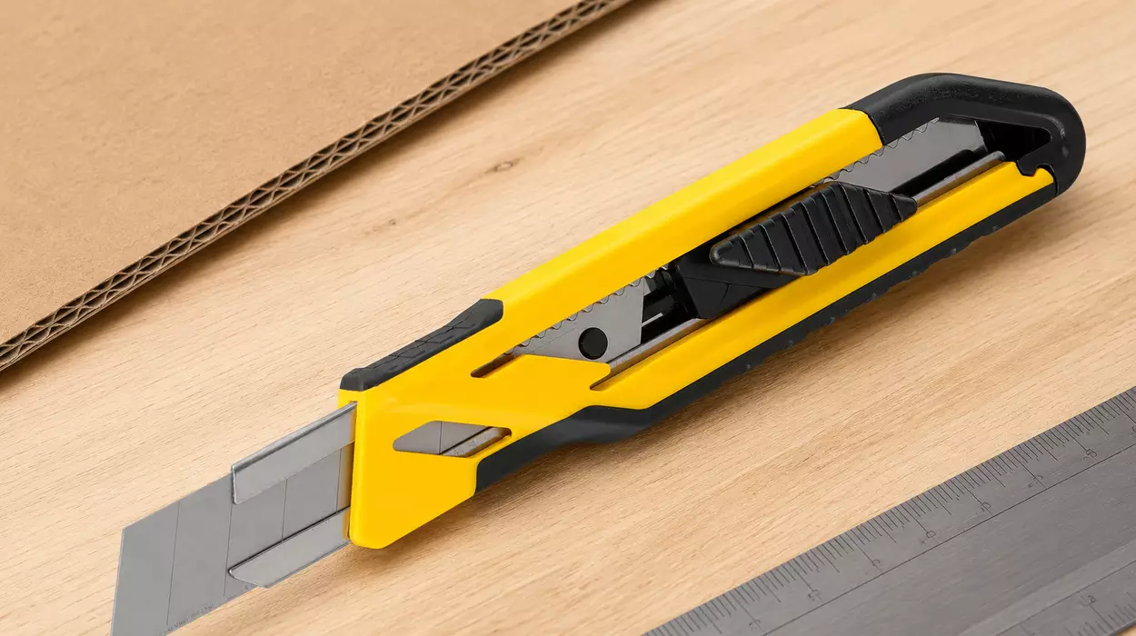 Cúter AutoLock Stanley de 18 mm para cortes precisos