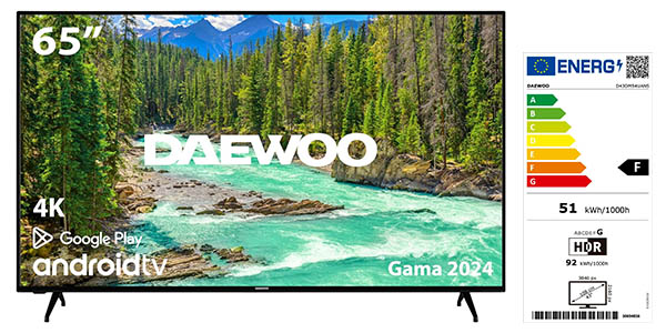 Daewoo D65DM54UAMS smart tv 65 pulgadas oferta