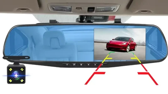 Dashcam con cámara trasera