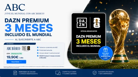 Dazn Premium 3 meses Mundial con suscripción a ABC
