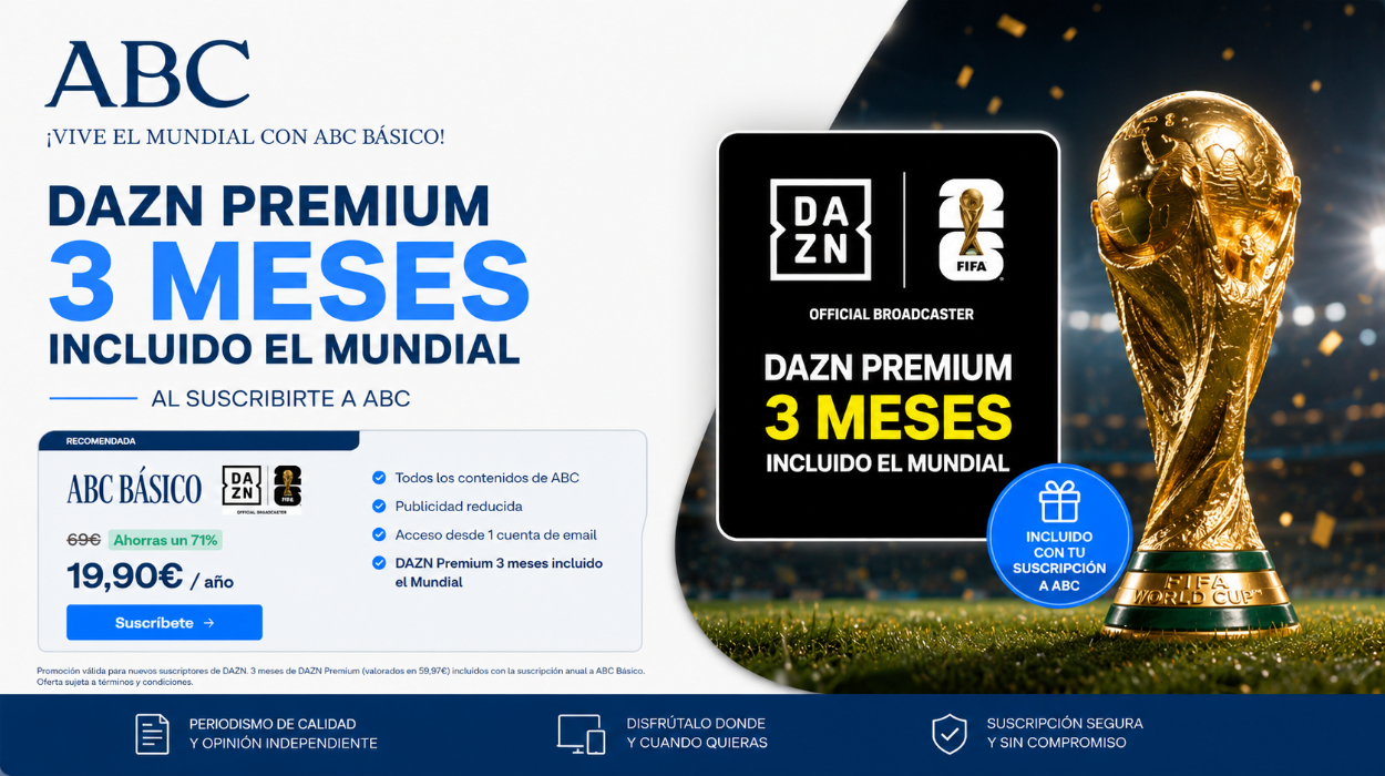 Dazn Premium 3 meses Mundial con suscripción a ABC