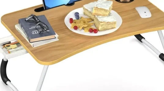 Chollo decodeko bandeja para desayuno de madera plegable