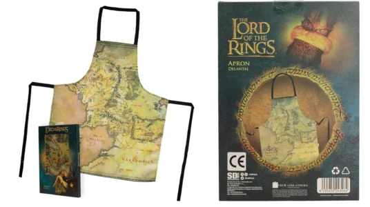 delantal mapa Tierra Media