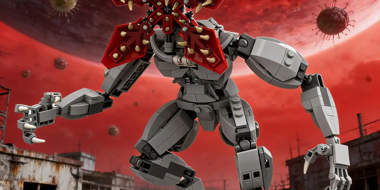 Demoperro de Stranger Things Demodog tipo LEGO de 481 piezas