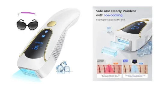 depiladora IPL con función enfriamiento Blissky barata