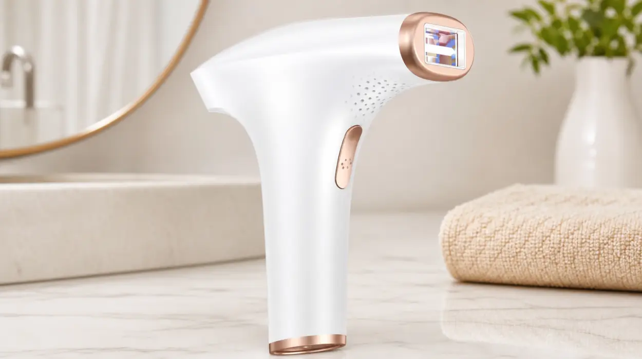 Depiladora IPL Haarlosy IFE03 para rostro, bikini y cuerpo con 9 niveles de energía