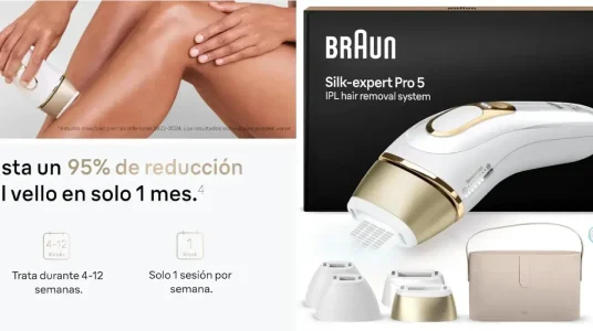 Depiladora láser Braun Silk-expert Pro 5