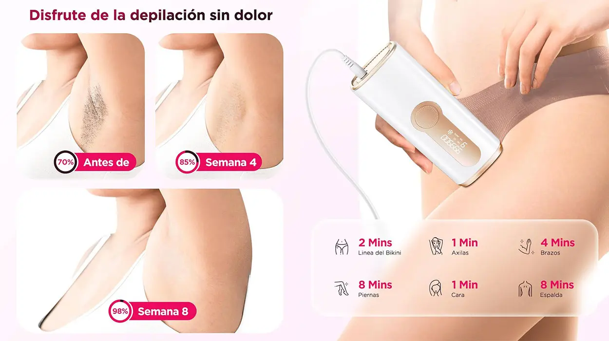 Depiladora láser IPL Haarlosy con refrigeración barata