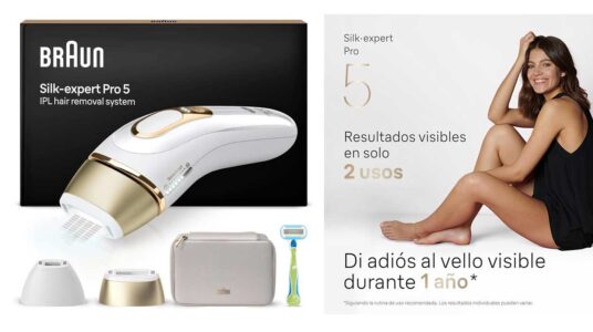 Depiladora de luz pulsada Braun Silk Expert Pro 5 PL5152 barata