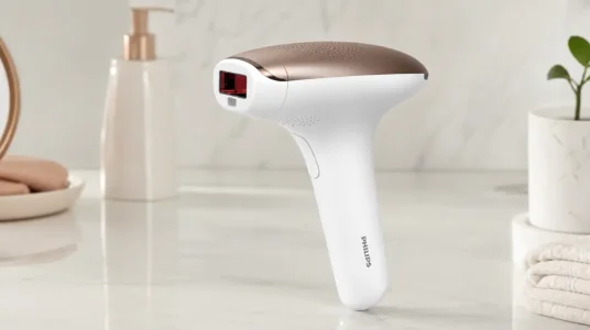 Philips Lumea serie 7000 con dispositivo de depilación IPL y lápiz recortador Satin