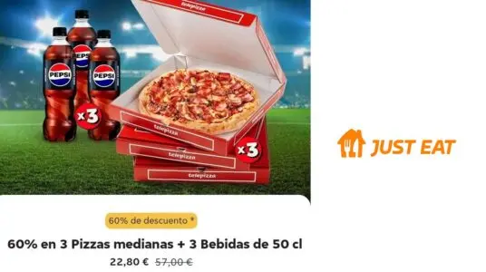 descuento Telepizza Just Eat