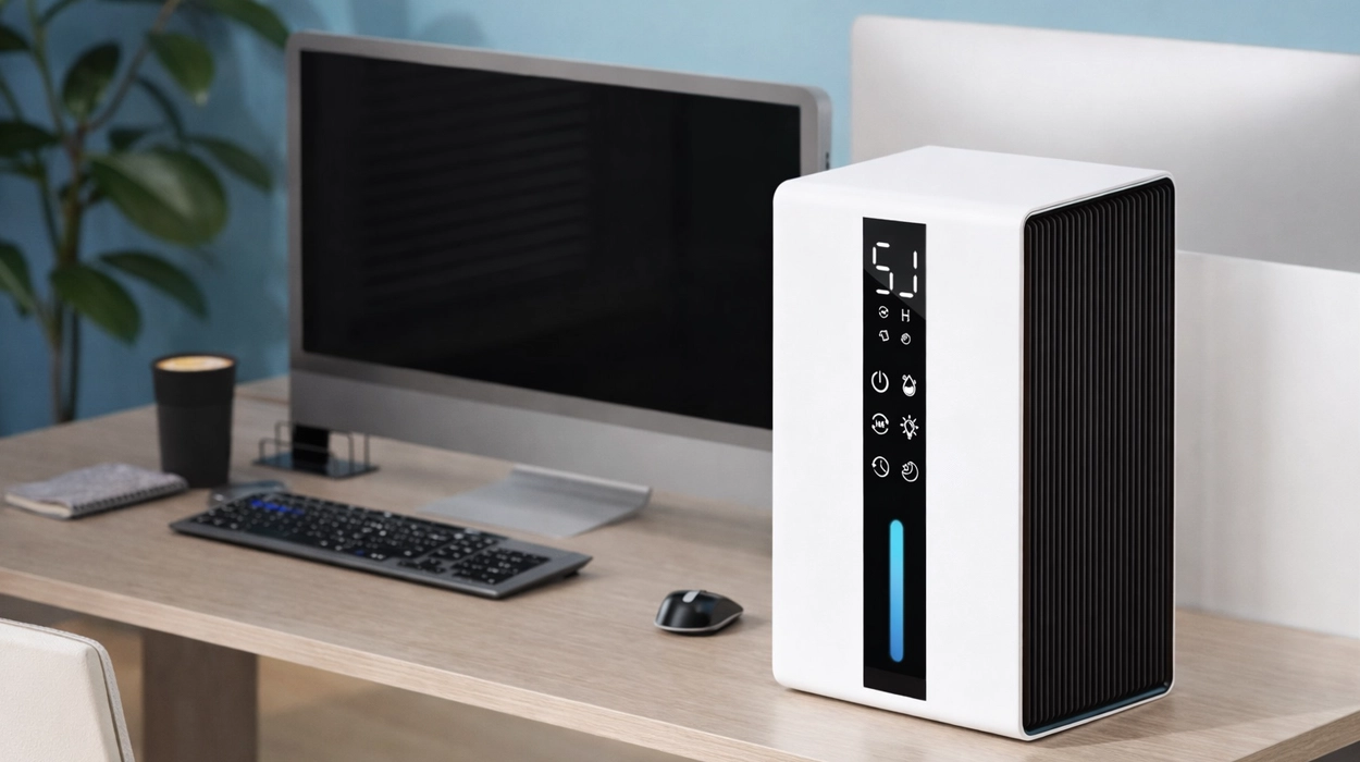 deshumidificador de bajo consumo de 1.800 ml