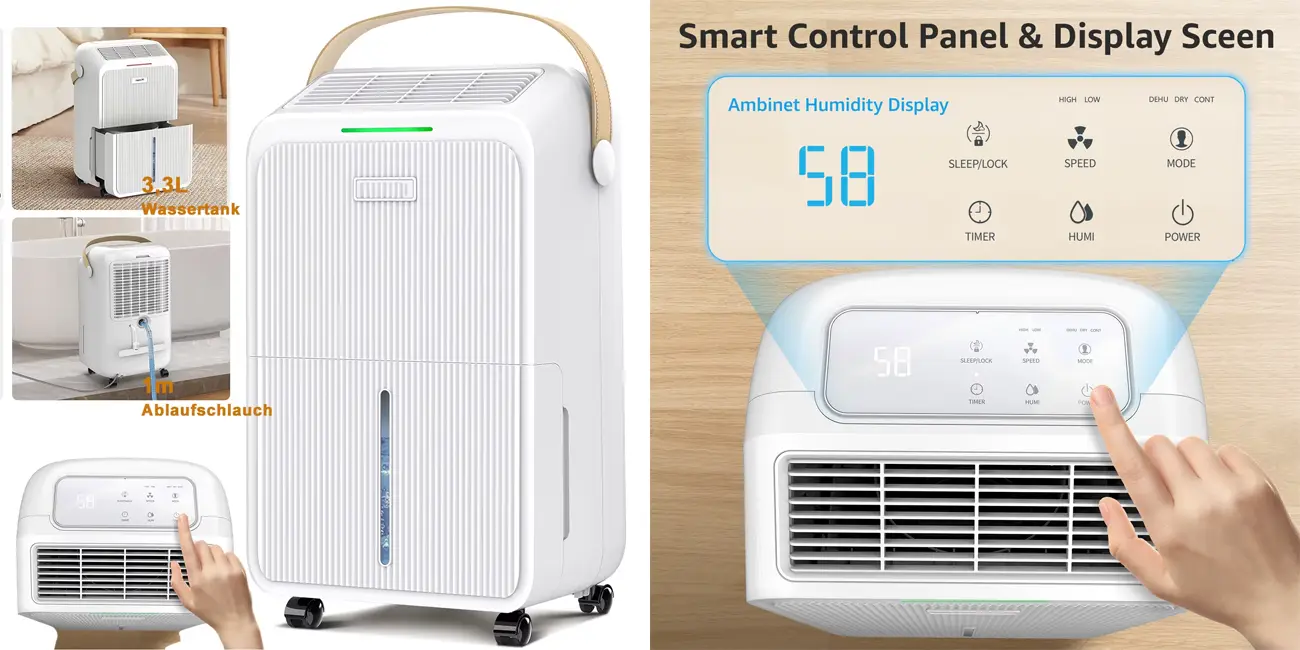 Deshumidificador portátil con ruedas 7MAGIC