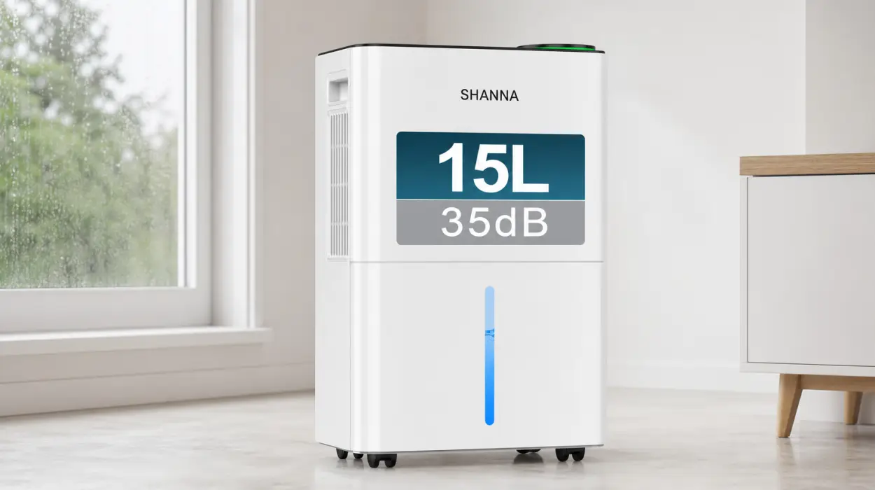 Deshumidificador Shanna de 15 L para estancias de hasta 40 m²
