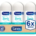 desodorante Sanex Zero% Invisible unisex en Roll-on
