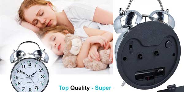 Despertador campana Ledlux oferta