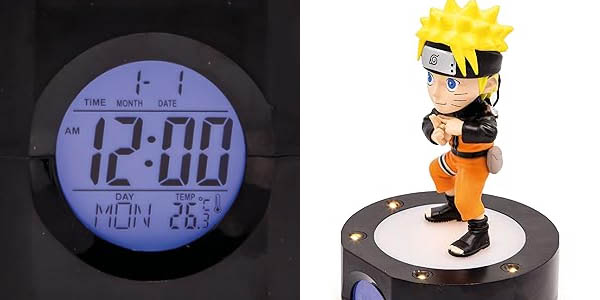 Despertador luminoso Tekkofun de Naruto