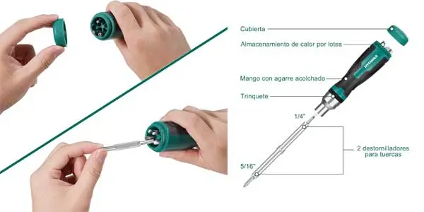 Destornillador de trinquete Hychika oferta